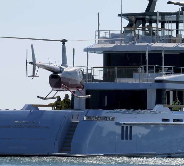 Exterior With Helicopter - Stern