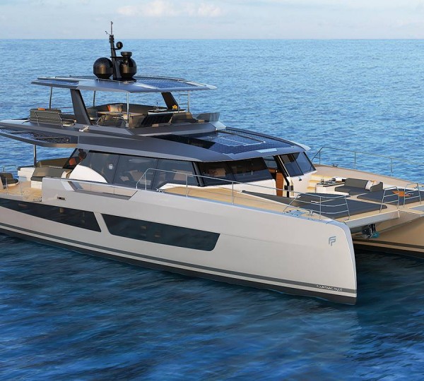 Exterior Starboard View With Foredeck Render