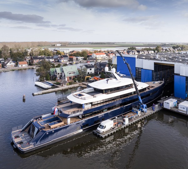 Feadship Superyacht ONE Emerges From The Shed