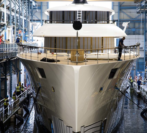 Feadship Project 818 In Her Shed