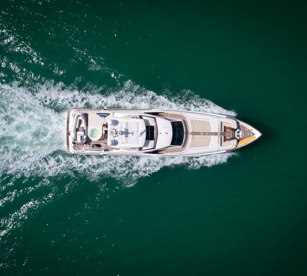 Ferretti 100 AMORE MIO - Aerial View
