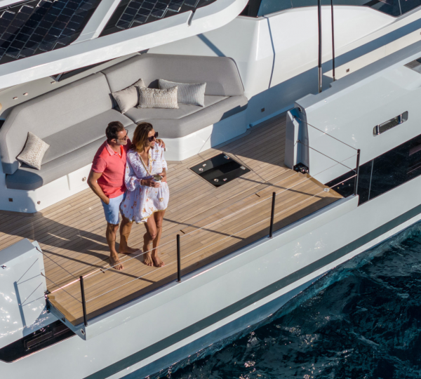 Flybridge Sitting Area With Sea Views