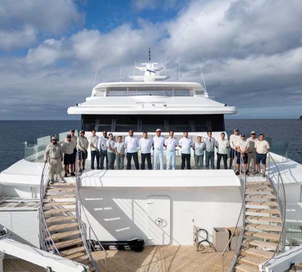 Foredeck Relaxation Area With Crew
