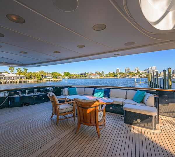 Foredeck Relaxation Area With Sea Views
