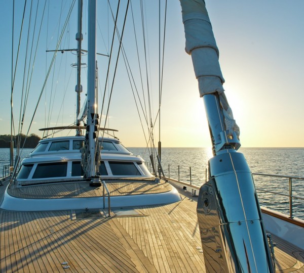 Foredeck At Sunset