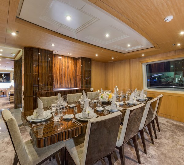 Formal Dining On Main Deck