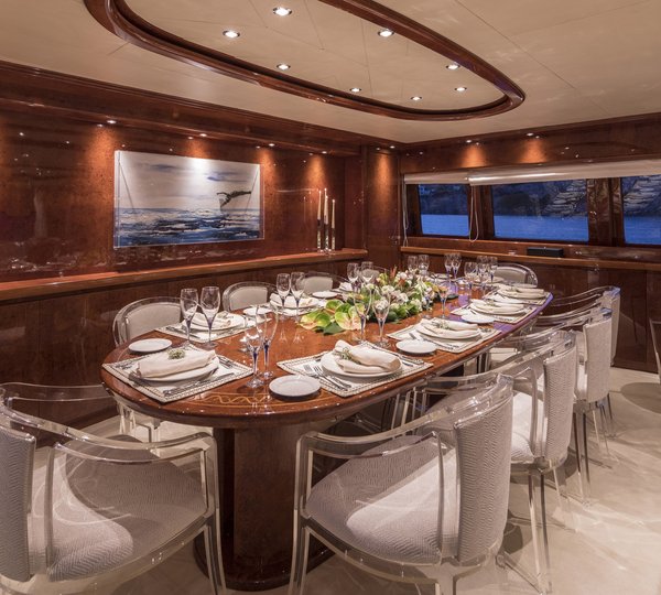 Formal Dining Table Laid