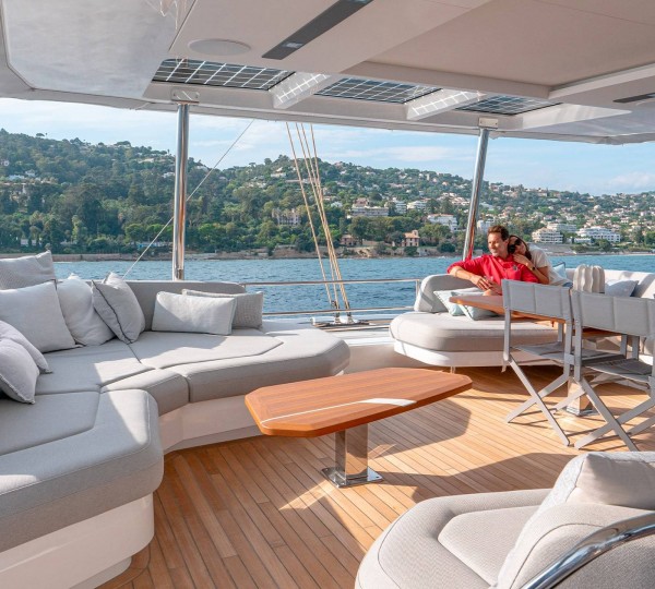 Fountaine Pajot 80 Yacht - Sistership To Christal Mio 80 - Aft