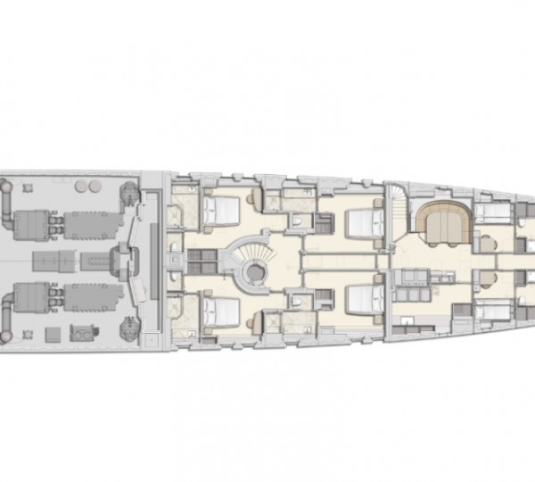 GA - Lower Deck  - Photo © Heesen Yachts
