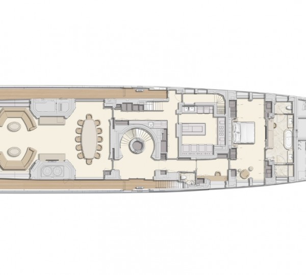 GA - Main Deck  - Photo © Heesen Yachts