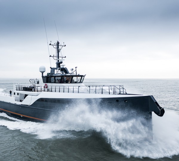 GENE CHASER Yacht Support On Sea Trials At Damen Yachting