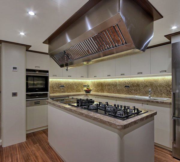 Galley Aboard Superyacht