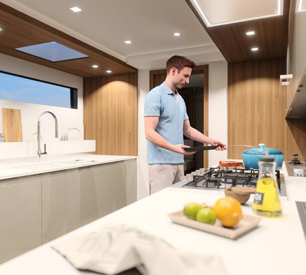 Galley Cooking Station Render