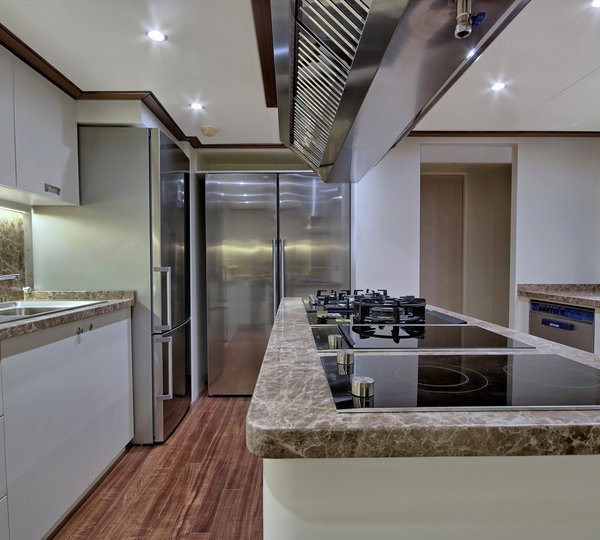 Galley On Superyacht