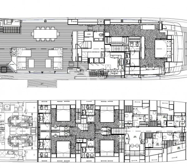 General Arrangement - main and lower deck