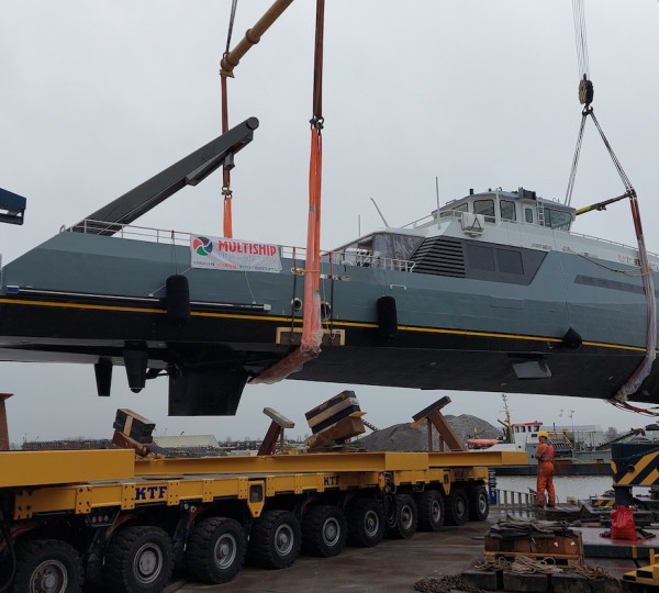 Getting Ready To Hit Water - Explorer Yacht NO DESTINATION 