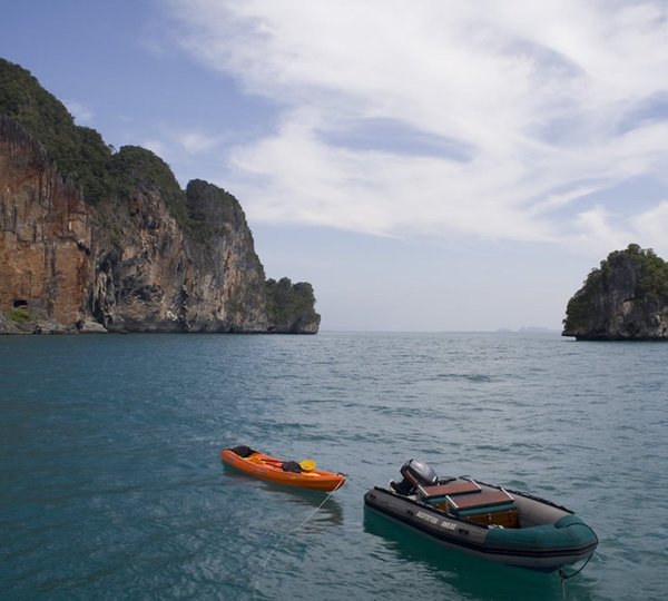 Great Selection Of Water Toys Available Onboard