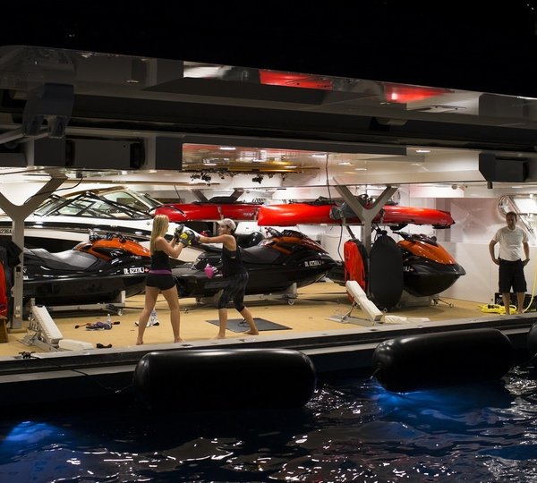 Gym And Toys Aboard 95m Mega Yacht