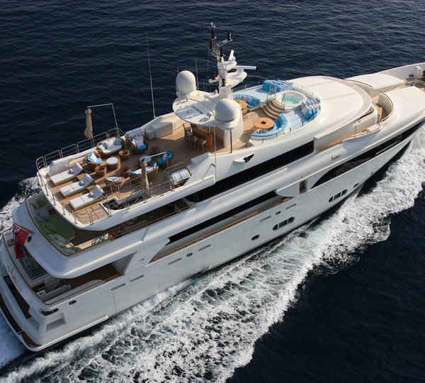 HANA By CRN Running - Aerial View Of Her Decks