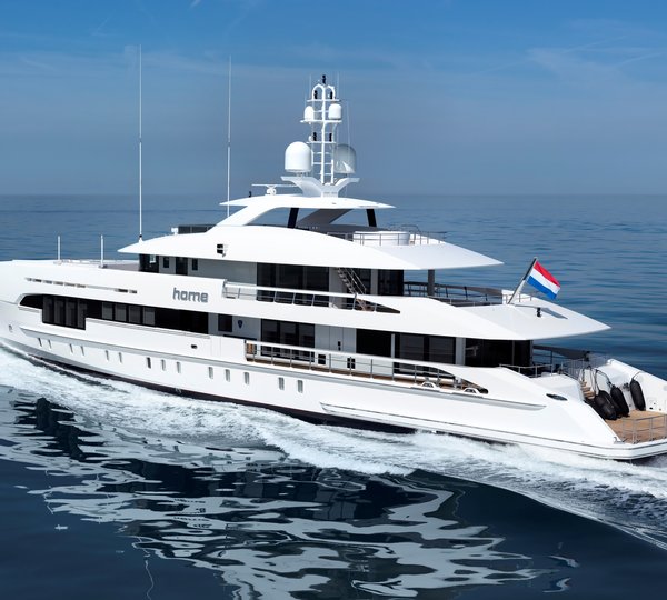 Alu FDHF 50m Hybrid Yacht by Heesen