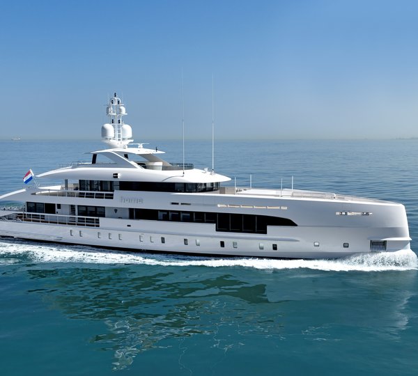 Alu FDHF 50m Hybrid Yacht by Heesen