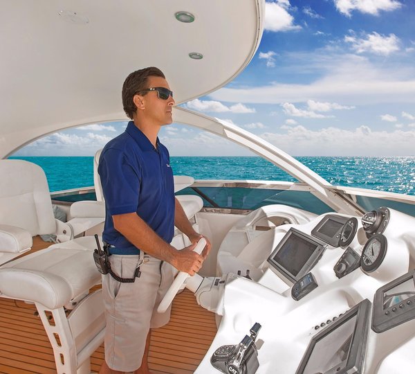 Helm Station On Flybridge