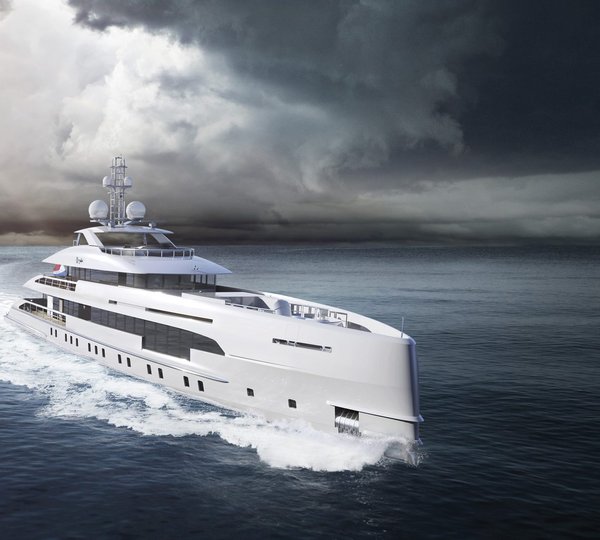 Hessen's 50m Alu FDHF Motor Yacht -exterior Rendering
