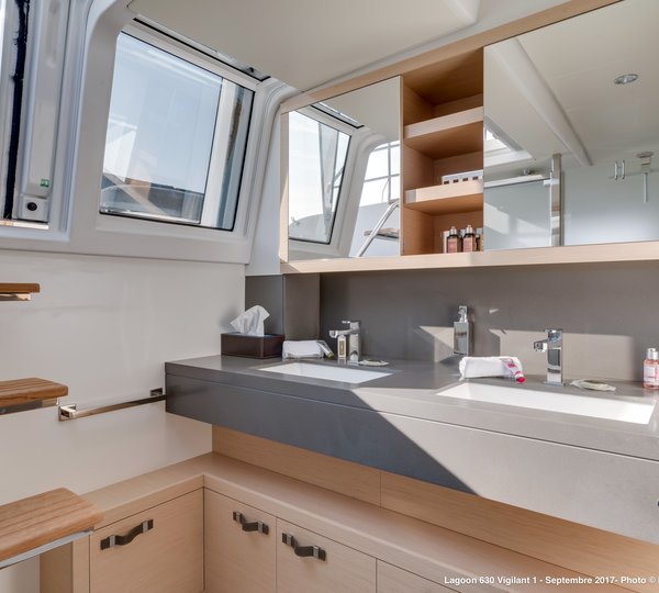 His And Hers Sinks Master Cabin