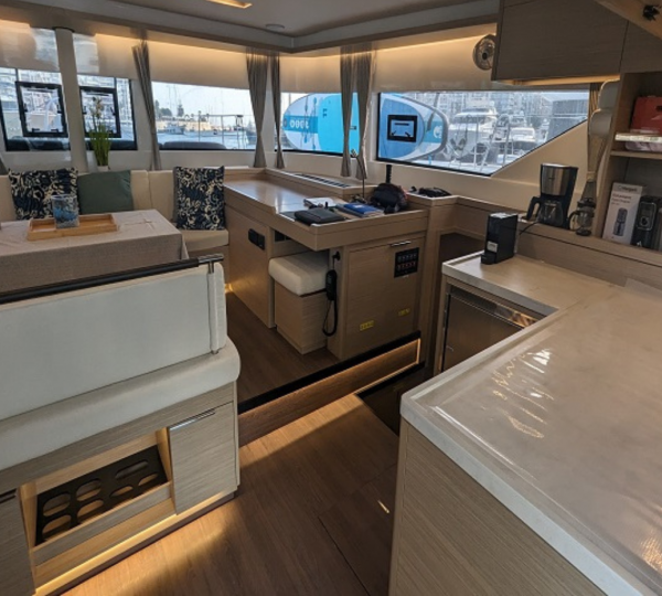 Interior Kitchen With Relaxation Area