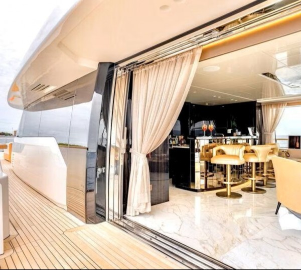 Exterior Corridor And Interior Relaxatin Area With Sea Views