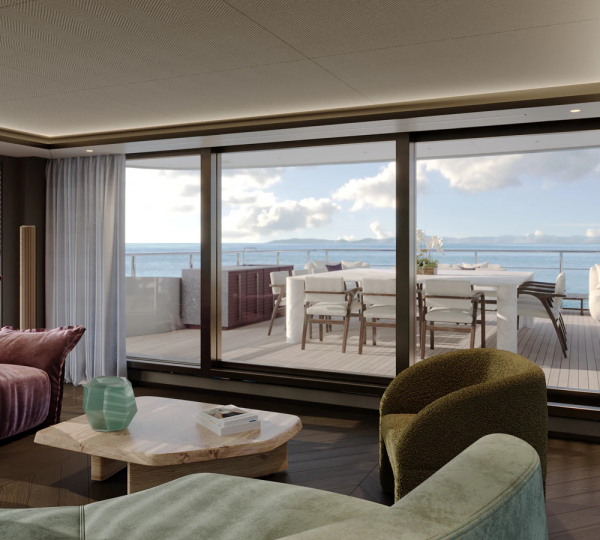 Interior Relaxation Area With Sea Views