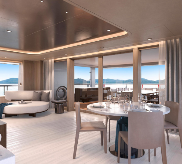 Interior Relaxation Area With Mini Dining