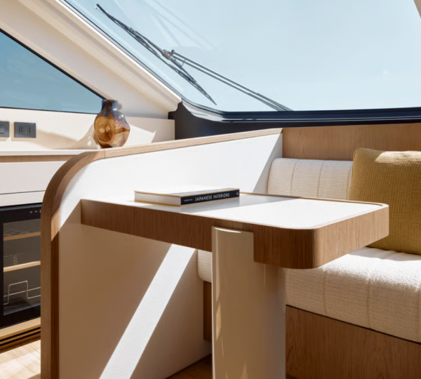 Interior Relaxation Area With Mini Reading Table