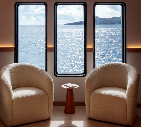 Interior Relaxation Area With Sea Views