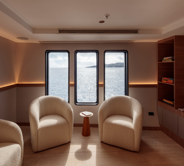 Interior Relaxation Area With Sea Views