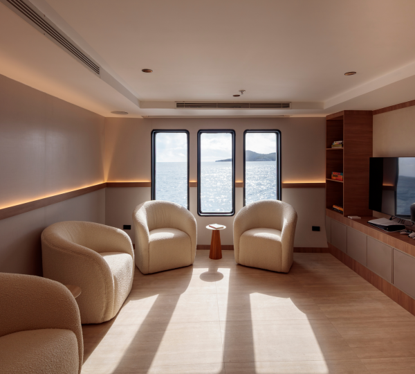 Interior Relaxation Area With Sea Views