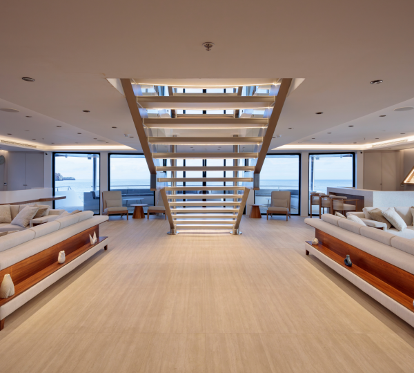 Interior Relaxation Area With Stairs