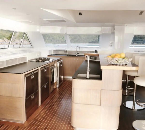 Interior Galley And Bar Area