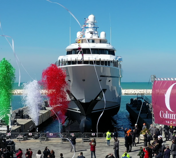 Italy - Columbus Superyachts Launch DRAGON