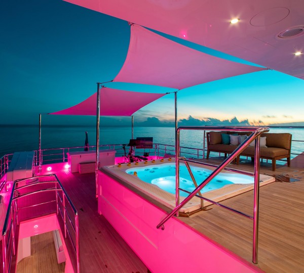 Jacuzzi Pool At Night