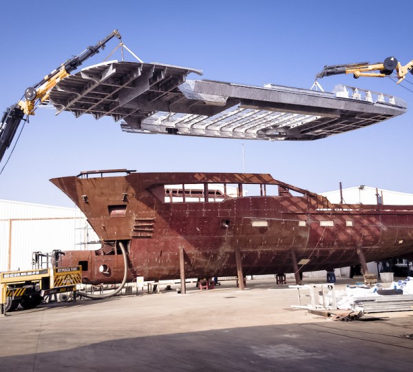 Kando 100 Hull 2 Being Built For Tony Parker - Construction Progress