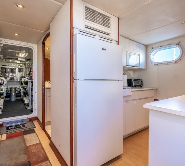 Kitchen With Engine Area