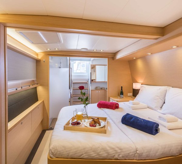 Lagoon 560 PRINCESS SELINE - Aft guest cabin