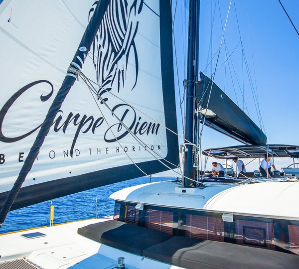 Lagoon 62 CARPE DIEM - Foredeck Under Sail