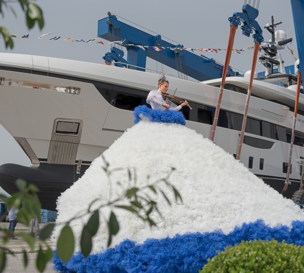Launch Ceremony Of Motor Yacht PIACERE