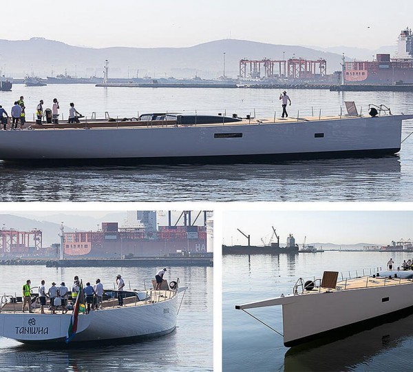 Launch Of Sailing Yacht TANIWHA