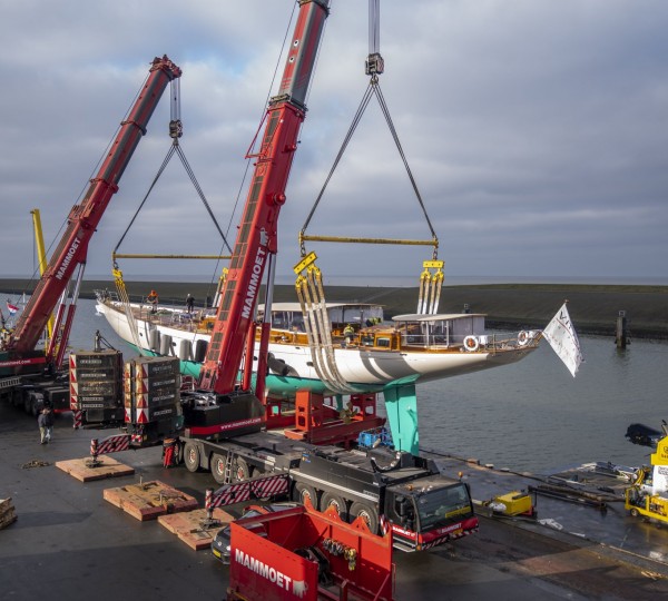 Launch Of Sailing Yacht Meraki