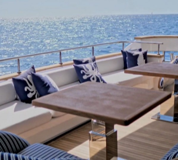 Lovely Aft Seating Area