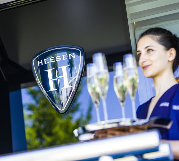 Luxury Service During IRISHA's Christening At Heesen Yachts