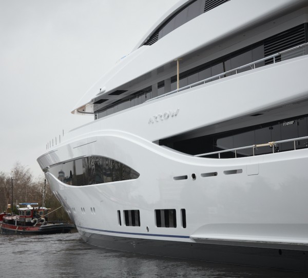 Luxury Superyacht Arrow - Close Up